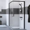 Hüppe Classics 2 EasyEntry - Posuvné dvere rohový vstup 2-dielny (1/2) 1000x2000 mm, upevnenie vpravo, Black Edition, číre sklo s Anti-Plaque C25203.123.322 Hüppe Classics 2 EasyEntry - Posuvné dvere rohový vstup 2-dielny (1/2) 1000x2000 mm, upevnenie vpravo, Black Edition, číre sklo s Anti-Plaque C25203.123.322