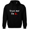 Trust me I´m Bc. / Ver mi som Bc. - Oversized mikina pánska Moon - kratšia + širšia - 3XL ( Čierna ) Trust me I´m Bc. / Ver mi som Bc. - Oversized mikina pánska Moon - kratšia + širšia - 3XL ( Čierna )