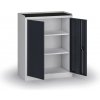 Policová dielenská skriňa 2-dverová, 2 police, 1180 × 950 × 500 mm, grafitové dvere Policová dielenská skriňa 2-dverová, 2 police, 1180 × 950 × 500 mm, grafitové dvere