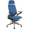 OFFICE PRO s.r.o. Kancelárska stolička Karme MESH, s podhlavníkom, modrá melírovaná OFFICE PRO s.r.o. Kancelárska stolička Karme MESH, s podhlavníkom, modrá melírovaná