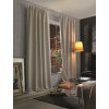 Home Wohnideen akustický záves s podšívkou 85970 Acustico 1109 prirodna 160x135 cm (v x s)