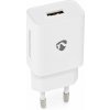 NEDIS síťová nabíječka/ 12 W/ 5 V/ 2.4 A/ rychlé nabíjení/ USB-A/ bílá NEDIS síťová nabíječka/ 12 W/ 5 V/ 2.4 A/ rychlé nabíjení/ USB-A/ bílá