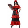 KOSTÝM LOS MUERTOS PRE ŽENY ČIERNO-ČERVENÝ KARNEVALOVÝ OUTFIT XS KOSTÝM LOS MUERTOS PRE ŽENY ČIERNO-ČERVENÝ KARNEVALOVÝ OUTFIT XS