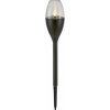 Solárne LED svietidlo so zápichom IP44, teplá biela/čierna, pr. 6,5 x 37,5 cm, 4 Solárne LED svietidlo so zápichom IP44, teplá biela/čierna, pr. 6,5 x 37,5 cm, 4