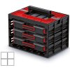 KISTENBERG skříňka TAGER CASE s 3-organizéry (krabičky), 415x290x290mm, KTC40306B