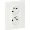 LEGRAND Zásuvka Valena Life 753186 2-násobná s clonkami biela LEGRAND Zásuvka Valena Life 753186 2-násobná s clonkami biela
