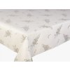 Veľkonočný teflónový obrus bielo/strieborný obojstranný - motív HALÚZKA - rôzne veľkosti A VÝROBA NA MIERU Veľkosť: 140*220cm OVÁL Veľkonočný teflónový obrus bielo/strieborný obojstranný - motív HALÚZKA - rôzne veľkosti A VÝROBA NA MIERU Veľkosť: 140*220cm OVÁL