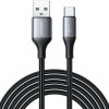 Joyroom S-A28 opletený nabíjací a dátový USB-A na USB-C 2m černý