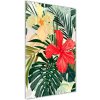 Vertikálny foto obraz fotografie na skle Havajské kvety 50x100 cm Vertikálny foto obraz fotografie na skle Havajské kvety 50x100 cm