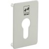 Rozet. sada KPL pro kód. zámek dveří 495,75 x 50 x 2mm, hliník RAL9002 bílo šedá Rozet. sada KPL pro kód. zámek dveří 495,75 x 50 x 2mm, hliník RAL9002 bílo šedá