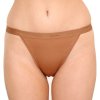 Calvin Klein Dámske nohavičky QF6760E BO8 hnedé