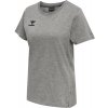 Hummel | hmlMOVE GRID COT. T-SHIRT S/S WOMAN | šedá| XL Hummel | hmlMOVE GRID COT. T-SHIRT S/S WOMAN | šedá| XL