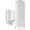 Exteriérové nástenné svietidlo Ideal lux 129457 BASE AP2 BIANCO 2xGU10 28W IP44 Exteriérové nástenné svietidlo Ideal lux 129457 BASE AP2 BIANCO 2xGU10 28W IP44