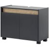 Kúpeľňová skrinka pod umývadlo Möbelpartner Cosmo antracit 80 x 54,6 x 33 cm Kúpeľňová skrinka pod umývadlo Möbelpartner Cosmo antracit 80 x 54,6 x 33 cm