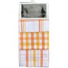 MAKRO - Utierka kuchynská 45x65cm 3ks ARA oranžová MAKRO - Utierka kuchynská 45x65cm 3ks ARA oranžová