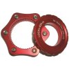 Adaptér kotouče A2Z AD-CLK 15mm - A2Z CLK Centerlock-6dier 15 mm adaptér červená Adaptér kotouče A2Z AD-CLK 15mm - A2Z CLK Centerlock-6dier 15 mm adaptér červená