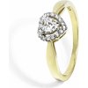 Blink-Blink Jedinečný diamantový prsteň v tvare srdca 1524ZDG