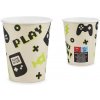 PartyDeco Tégliky papierové Gamer 220 ml PartyDeco Tégliky papierové Gamer 220 ml