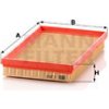 MANN-FILTER Vzduchový filter C2653 MANN-FILTER Vzduchový filter C2653