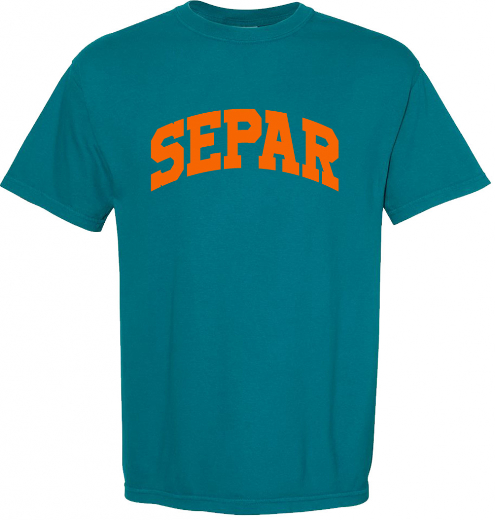 Separ tričko University Tee topaz