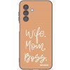 Picasee silikonový černý obal pro Samsung Galaxy A17 5G - Boss Mama Picasee silikonový černý obal pro Samsung Galaxy A17 5G - Boss Mama