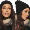 Fashionweek Dámska čiapka teplá a efektná s vlnou KARR-1 Farba: Čierna, Veľkosť: Universal Fashionweek Dámska čiapka teplá a efektná s vlnou KARR-1 Farba: Čierna, Veľkosť: Universal