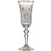 Bohemia Crystal Ručne brúsené poháre na šampanské Felicie Line Gold 150ml (set po 2ks) Bohemia Crystal Ručne brúsené poháre na šampanské Felicie Line Gold 150ml (set po 2ks)