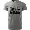 The Grillfather - Klasické pánske tričko vyššej gramáže - XL ( Tmavosivý melír ) The Grillfather - Klasické pánske tričko vyššej gramáže - XL ( Tmavosivý melír )