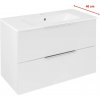 Sapho CIRASA umývadlová skrinka 78x54x39cm, biela lesk CR792-3030 Sapho CIRASA umývadlová skrinka 78x54x39cm, biela lesk CR792-3030