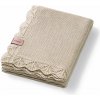 BABYONO Deka pletená bambusová Light Beige 75 x 100 cm BABYONO Deka pletená bambusová Light Beige 75 x 100 cm