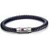 Tommy Hilfiger Trendy tmavo modrý kožený náramok TH2701000 19 cm Tommy Hilfiger Trendy tmavo modrý kožený náramok TH2701000 19 cm