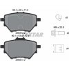 TEXTAR Sada brzdových platničiek kotúčovej brzdy 2583901 TEXTAR Sada brzdových platničiek kotúčovej brzdy 2583901