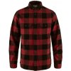 Fjällräven Övik Heavy pánska flanelová košel'a červená/čierna