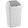 Heidrun Odpadkový kôš - výklopný, biely, 18 l