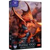 Puzzle Trefl 1000 dílků Fantasy Collection: Ohnivý drak Puzzle Trefl 1000 dílků Fantasy Collection: Ohnivý drak
