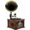 Retro gramofon Roadstar, HIF-1850TUMPK, retro gramofon, s troubou, LCD displej, dálkové ovládání Retro gramofon Roadstar, HIF-1850TUMPK, retro gramofon, s troubou, LCD displej, dálkové ovládání