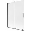 Mexen Velar sprchová zástena 2-krídlová posuvná 130 x 150 cm, mráz, brúsená gun metal - 896-130-000-31-66 Mexen Velar sprchová zástena 2-krídlová posuvná 130 x 150 cm, mráz, brúsená gun metal - 896-130-000-31-66