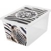 Úložný box ZEBRA 30 L - priehľadný - 485 x 360 x V 250 mm - BRANQ 04-7330ZE Úložný box ZEBRA 30 L - priehľadný - 485 x 360 x V 250 mm - BRANQ 04-7330ZE