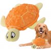 Šuštiaca, pískajúca plyšová hračka pre psov – Korytnačka, oranžová Šuštiaca, pískajúca plyšová hračka pre psov – Korytnačka, oranžová