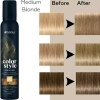 Indola Color Style Mousse Medium Blonde tónovací Stylingová pěna 200 ml Indola Color Style Mousse Medium Blonde tónovací Stylingová pěna 200 ml