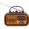 prenosné retro rádio AM/FM so solárnym nabíjaním a Bluetooth prenosné retro rádio AM/FM so solárnym nabíjaním a Bluetooth
