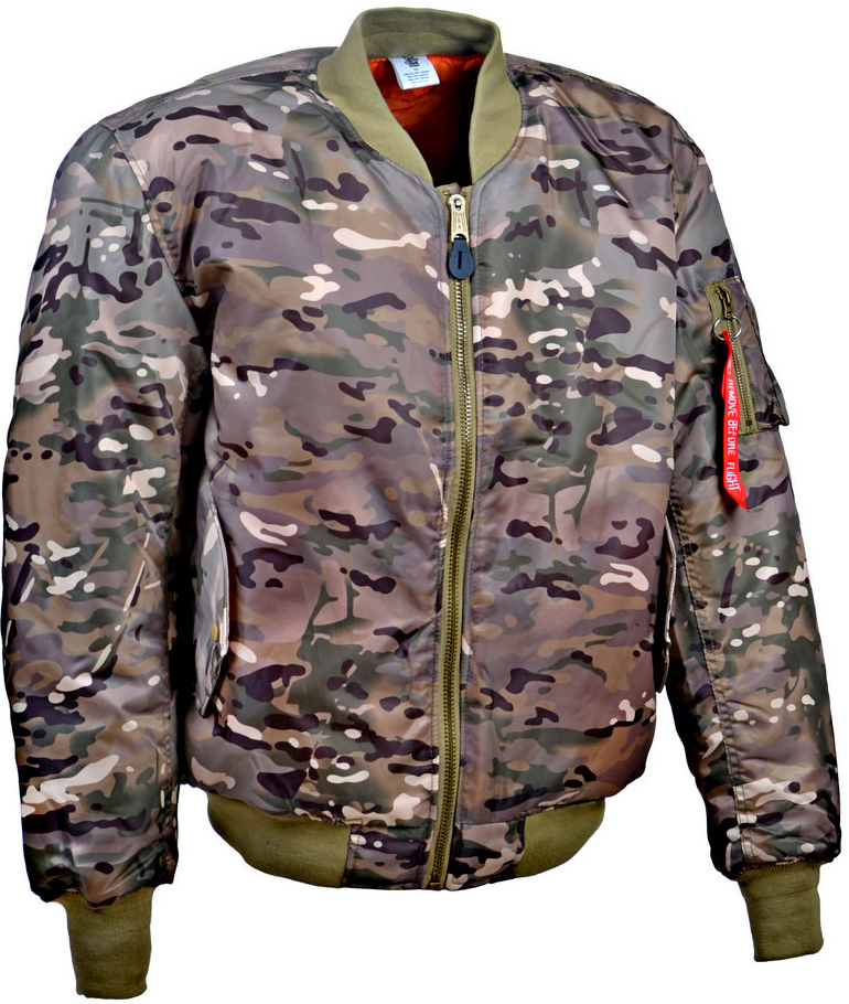 Bomber bunda pilotná TYP MA1 MULTICAM