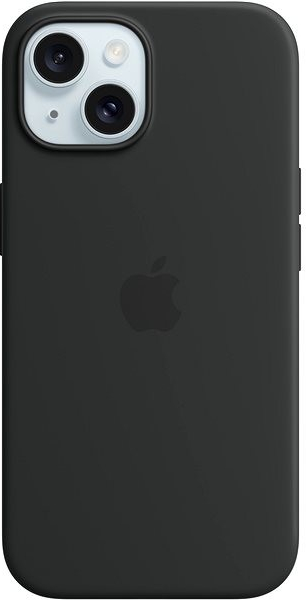 Apple iPhone 15 Silikónové s MagSafe čierne MT0J3ZM/A