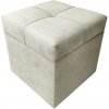 Taburetka Well Done s kockou na uskladnenie 1 mäkká 40x40 rôznych farieb Barva: 13 béžová rôzne farby Taburetka Well Done s kockou na uskladnenie 1 mäkká 40x40 rôznych farieb Barva: 13 béžová rôzne farby