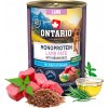 Ontario Adult monoprotein jahňacie paté s hnedou ryžou 400 g Ontario Adult monoprotein jahňacie paté s hnedou ryžou 400 g