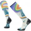 Smartwool Ski Zero Cushion Rainbow Trails Print OTC ponožky laguna blue