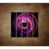 3D srdce - 5dielny 100x100cm 3D srdce - 5dielny 100x100cm
