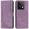 Peňaženkové kožené puzdro Stripe na Xiaomi Redmi Note 13 - Fialová Peňaženkové kožené puzdro Stripe na Xiaomi Redmi Note 13 - Fialová