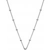 Hot Diamonds Strieborná retiazka Emozioni Silver Cable with Ball Chain CH002 Hot Diamonds Strieborná retiazka Emozioni Silver Cable with Ball Chain CH002