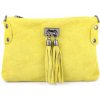 Talianska kožená kabelka 812 žltá Talianska kožená kabelka 812 žltá